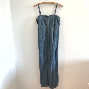 Motherhood Maternity Denim Maxi Dress